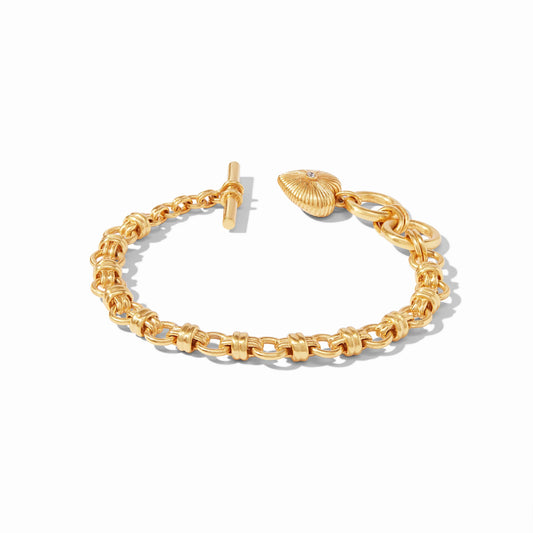Julie Vos Esme Heart Bracelet Cubic Zirconia