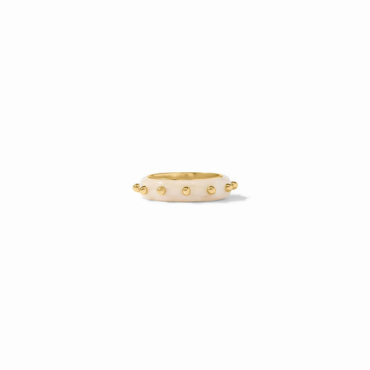 Julie Vos Colette Stacking Ring Size 7 Alabaster