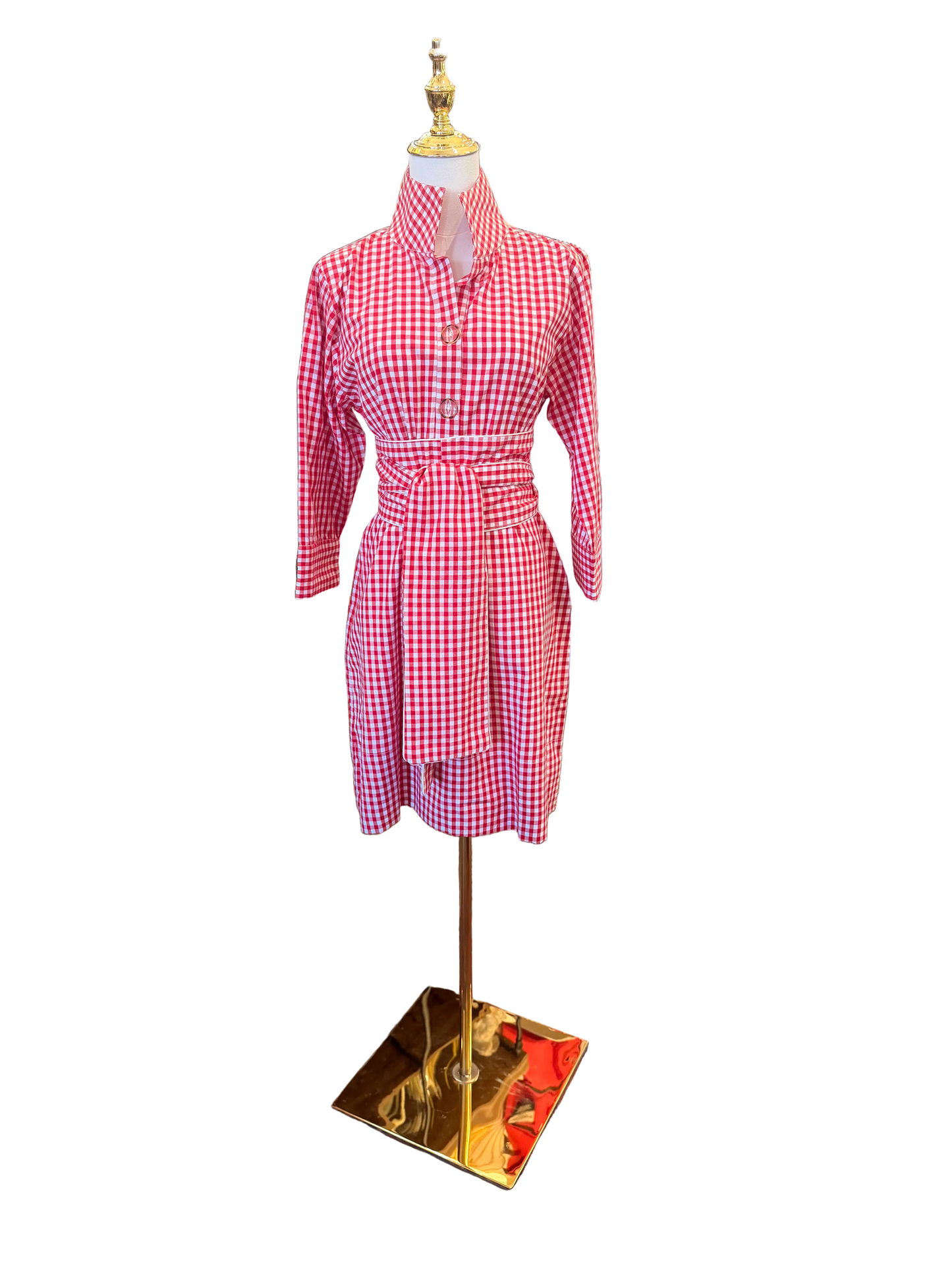 Arden Dress (Red & White Gingham)