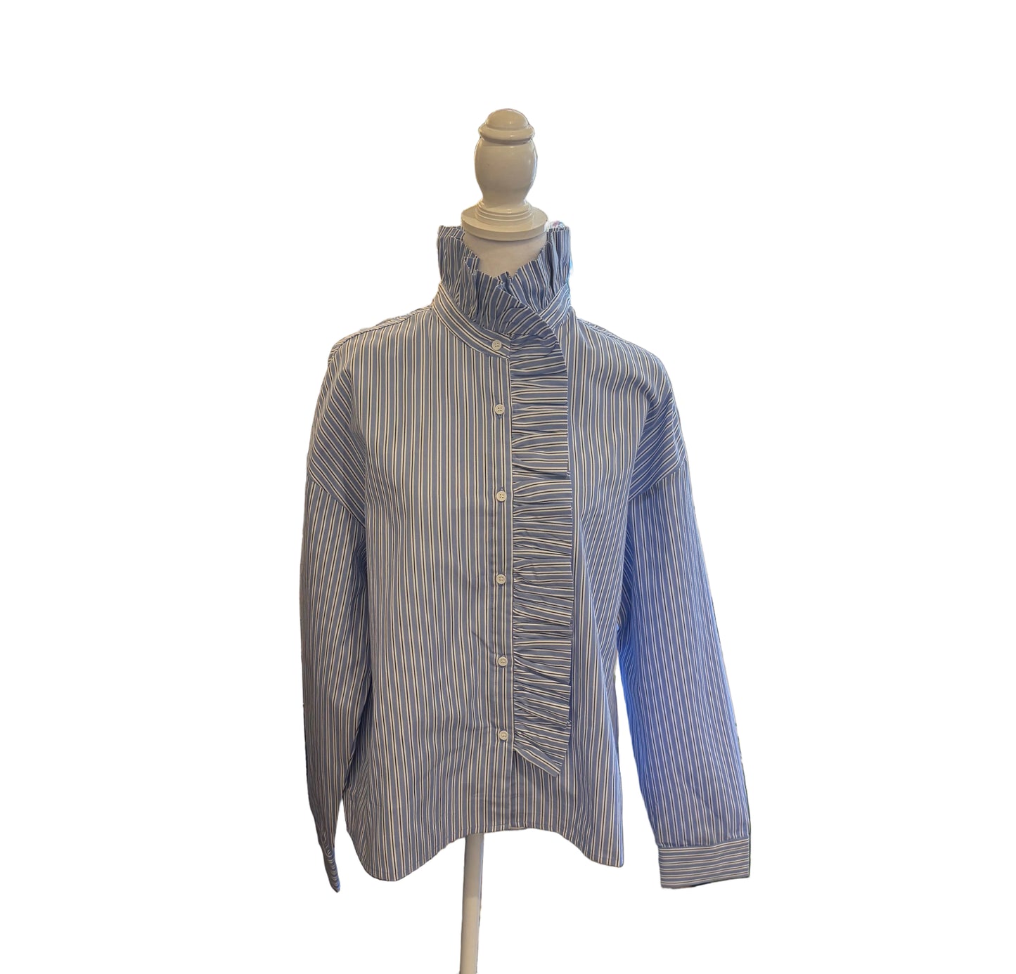 Blanca Blue Stripe Blouse