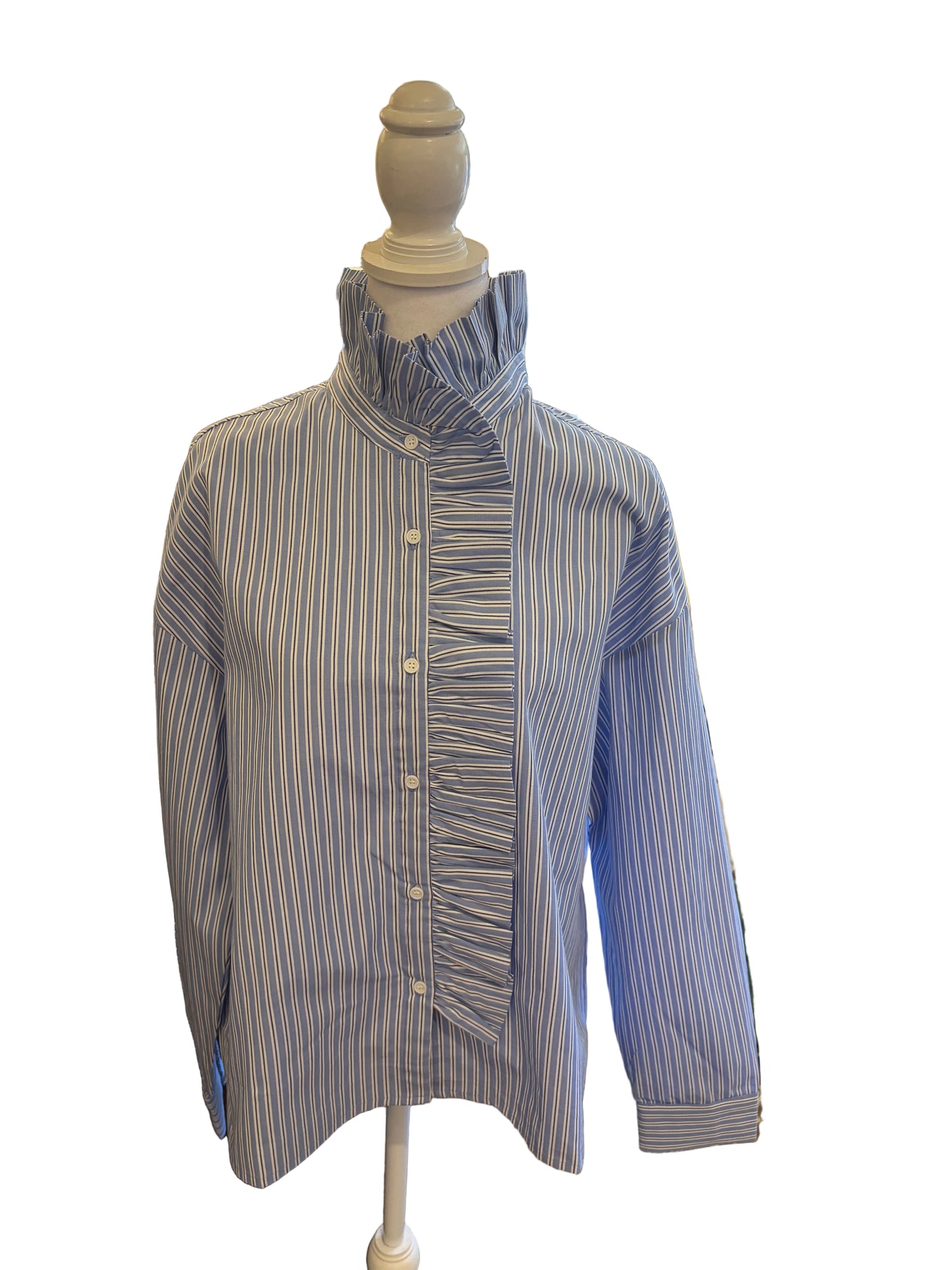 Blanca Blue Stripe Blouse