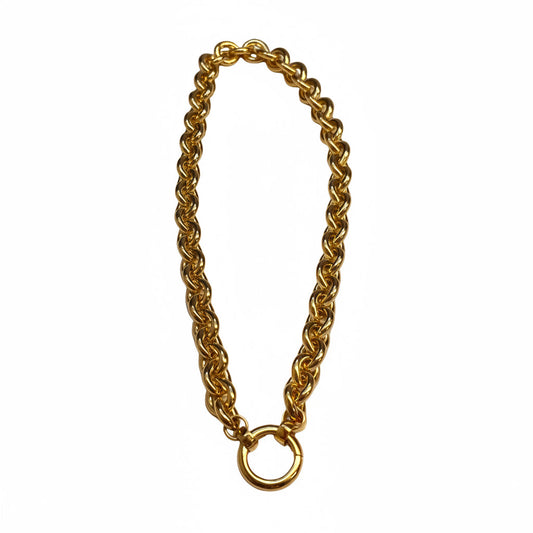 Sylvia Benson Round Link Necklace