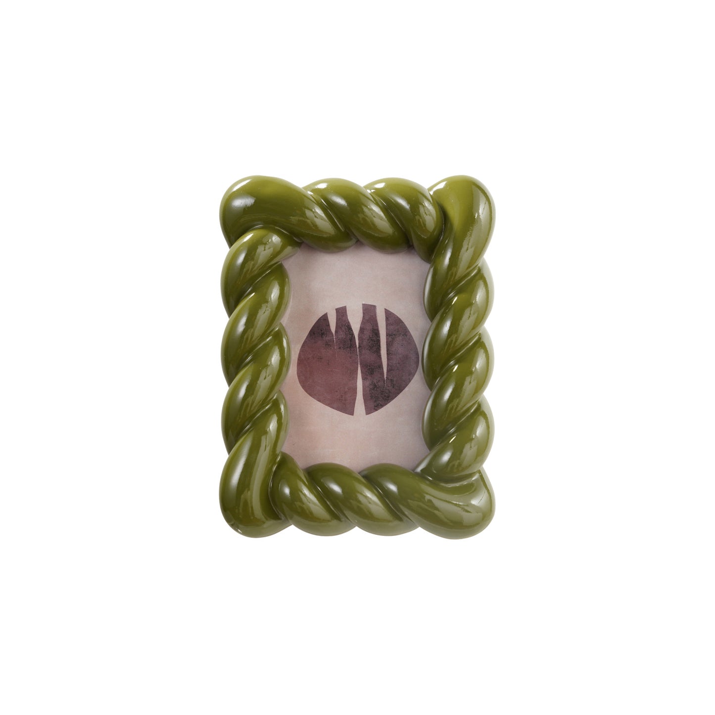 Resin Twisted Photo Frame (Holds 4" x 6" Photo) (Hangs or Sits)