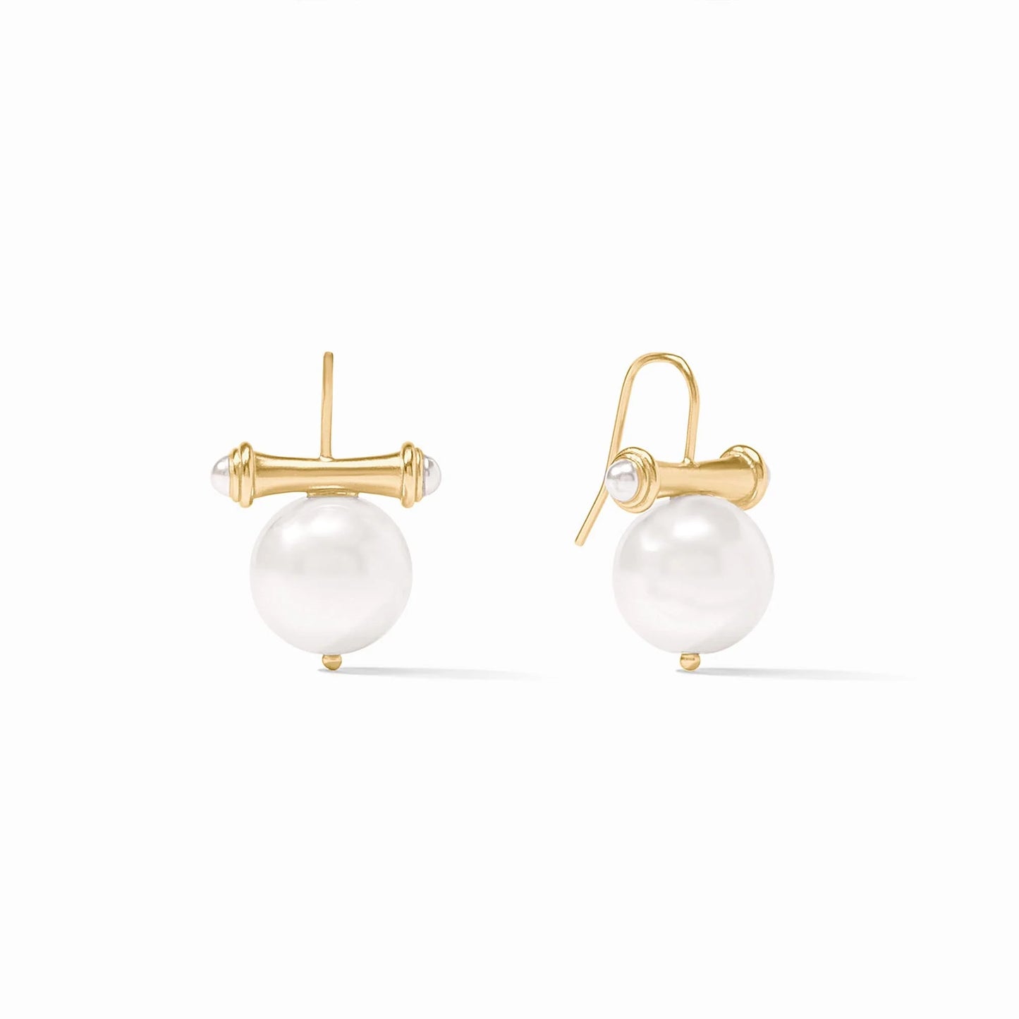 Julie Vos Bamboo Pearl Earring