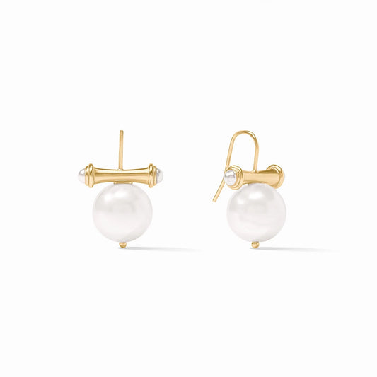 Julie Vos Bamboo Pearl Earring