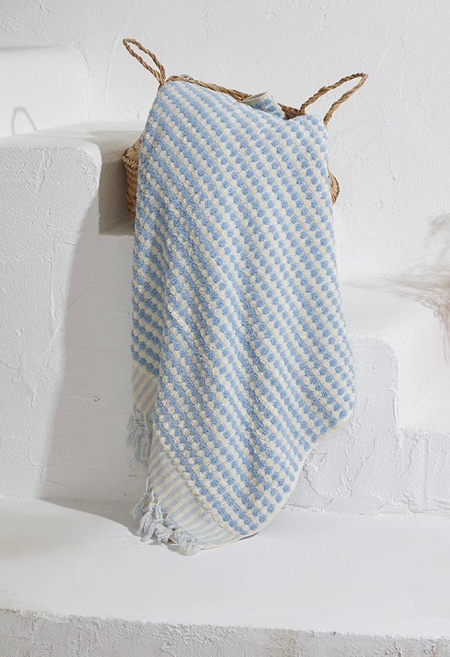 Turkish Pool/Beach Towel Baby Blue