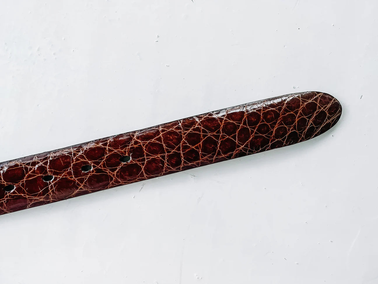 Mauri Ice cream Alligator Skin Belt main image 1