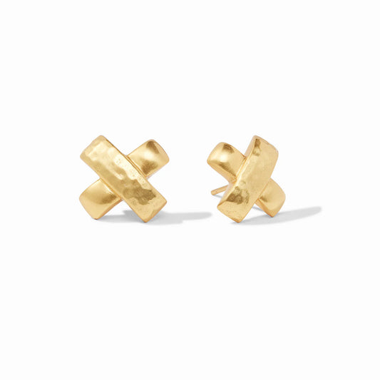 Julie Vos Catalina X Stud Earring