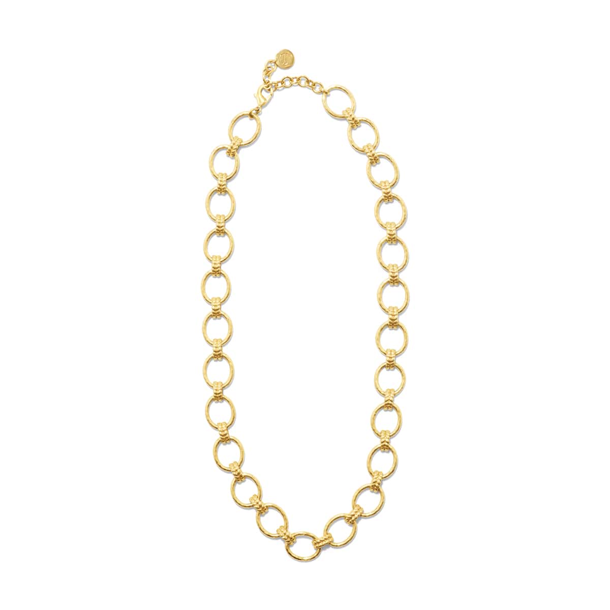 Cleopatra Grande Link Necklace 16” + 2 Gold