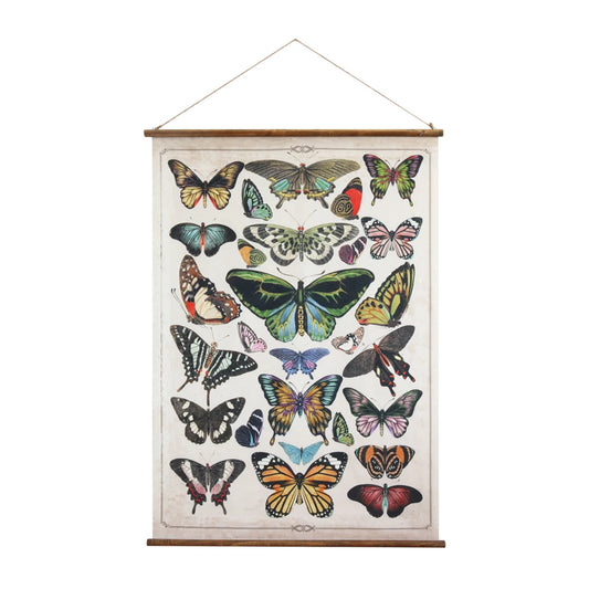 Canvas Wall Decor w/ Butterflies