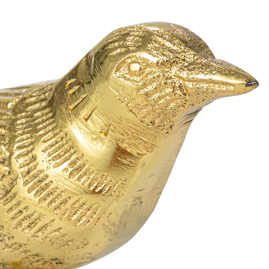 7”L x 1-3/4”W x 4”H Aluminum Bird, Gold Finish