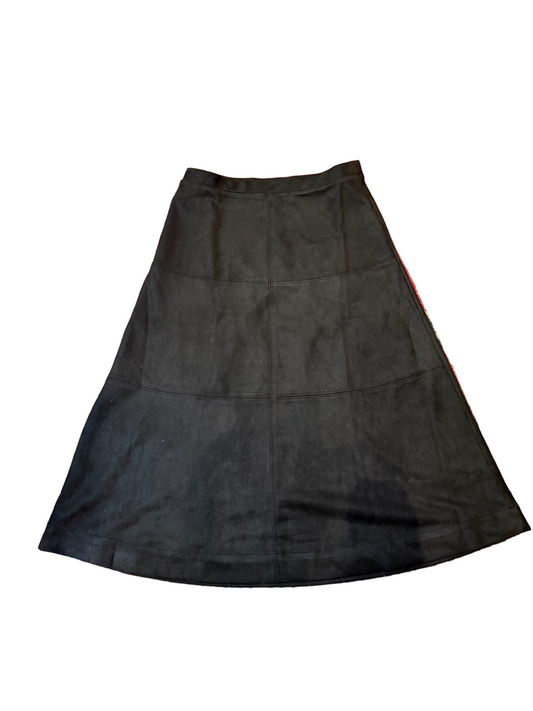Black Suede Skirt