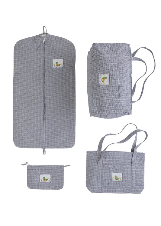 Little English Kids Travel Navy Mallard Duffle