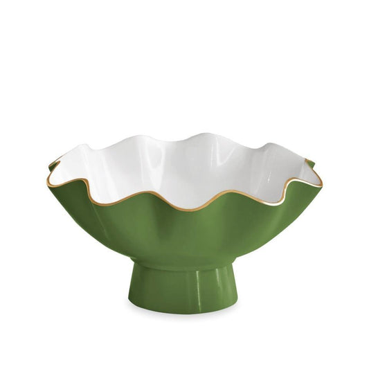 Beatriz Ball Encanto Small Pedestal (Green & White)