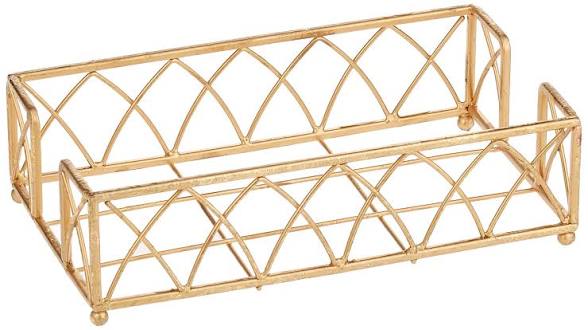 Arch Gold Leaf Guest Napkin Holder