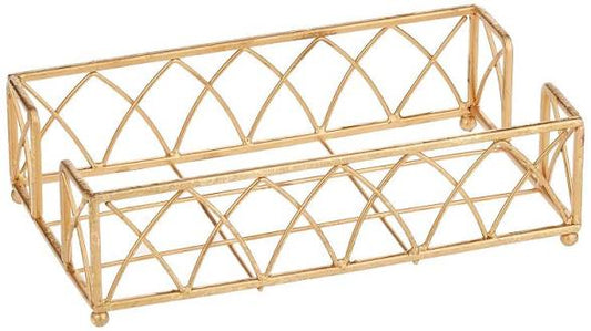 Arch Gold Leaf Guest Napkin Holder