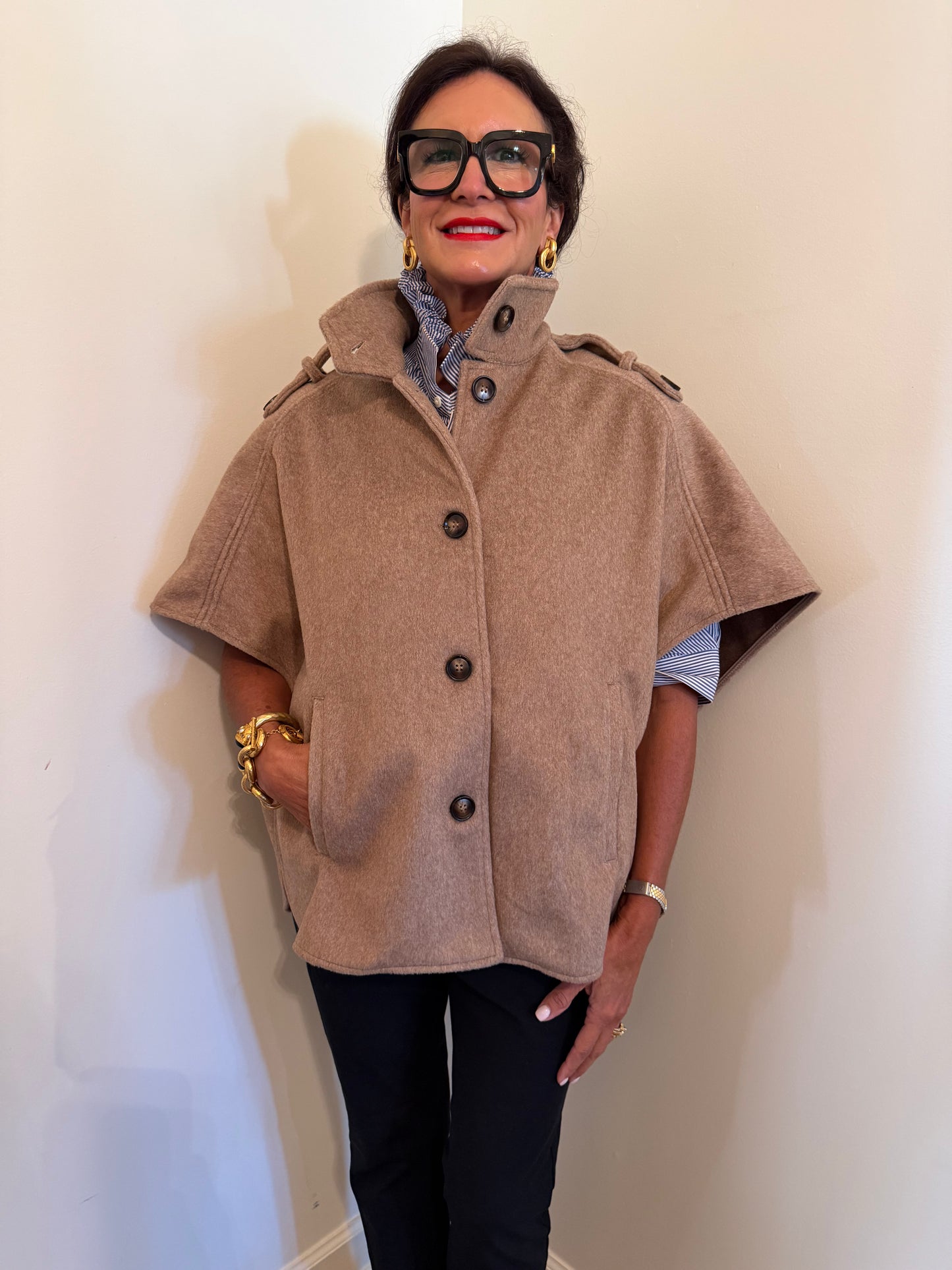 Toffee One Size Cape