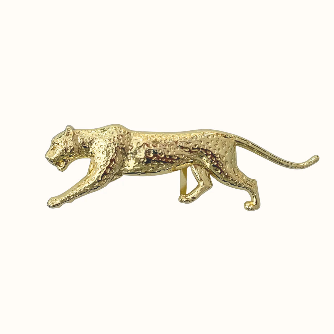 Gold Belt Buckle The Alison (Jaguar Body)