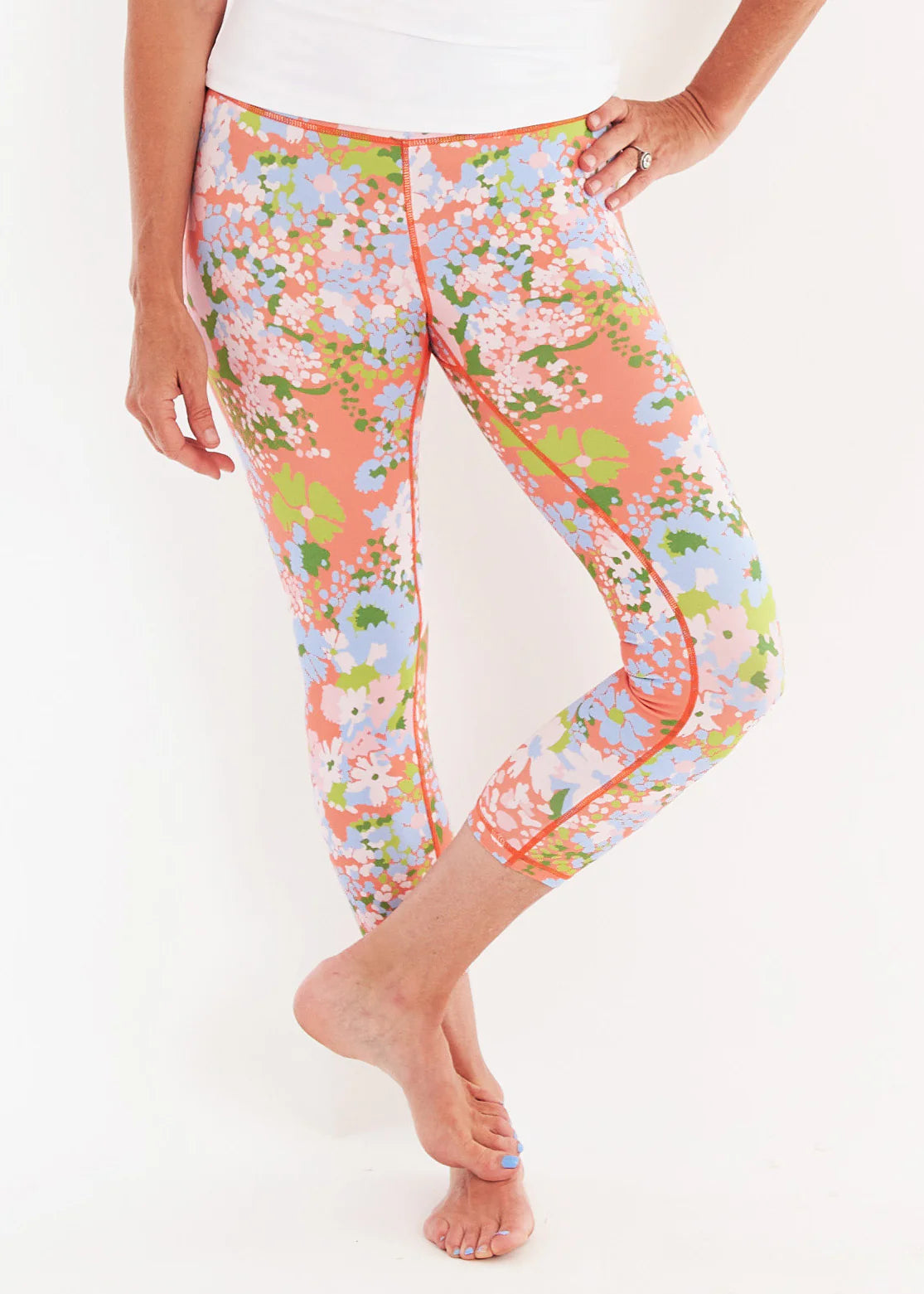 Poppy Guava Athletic Pieces Lotus Legging