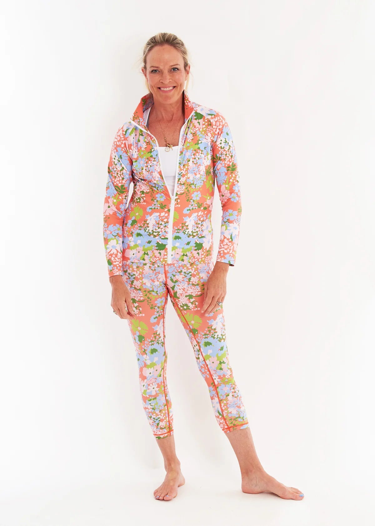 Poppy Guava Athletic Pieces Lotus Legging