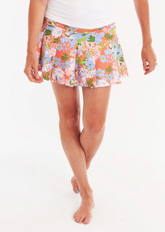 Poppy Guava Athletic Pieces Topsy Skirt