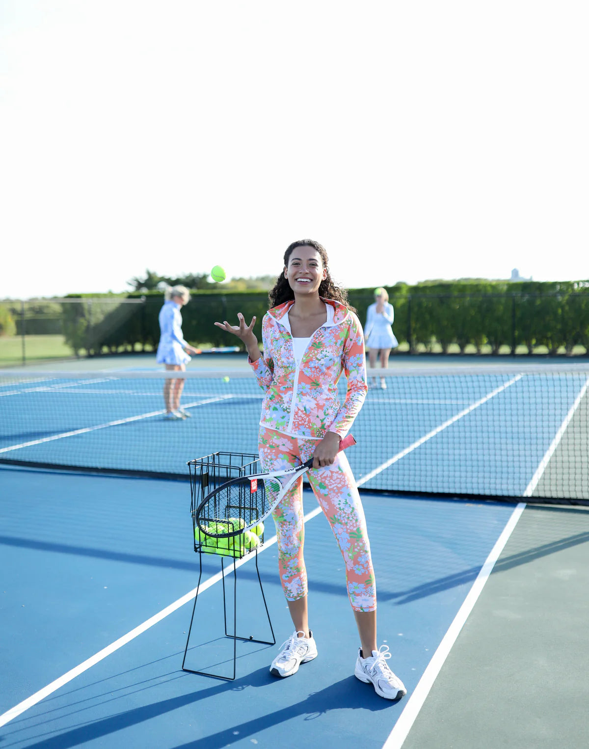 Poppy Guava Athletic Pieces Lagoon Full Zip