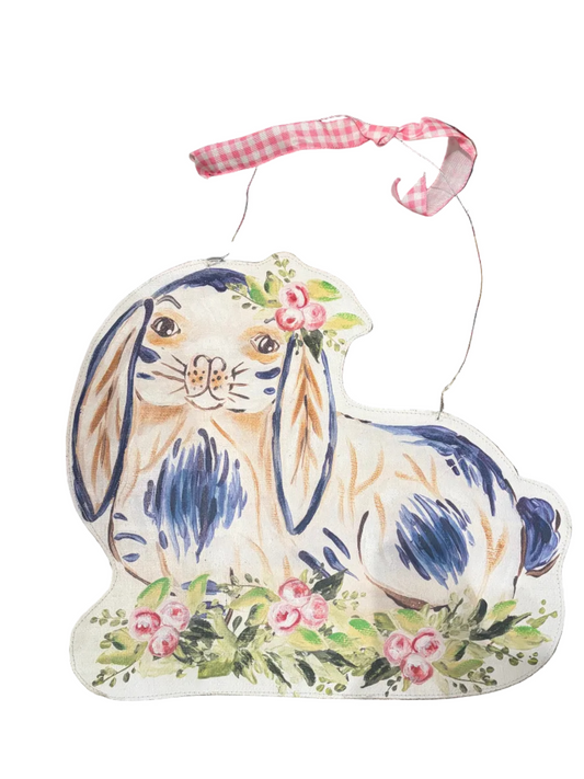 Bunny Blossoms Door Hanger