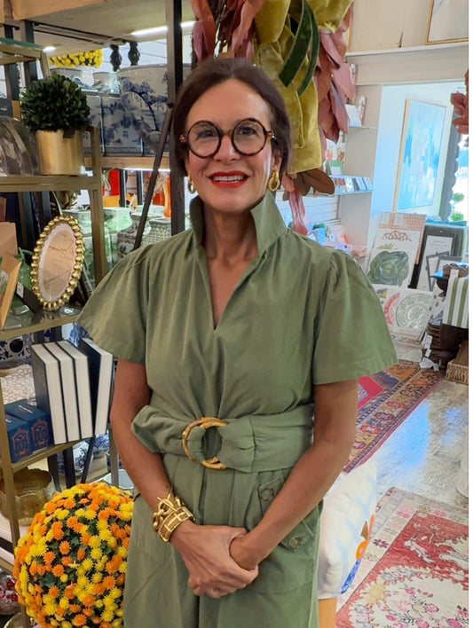 Gretchen Dress Green