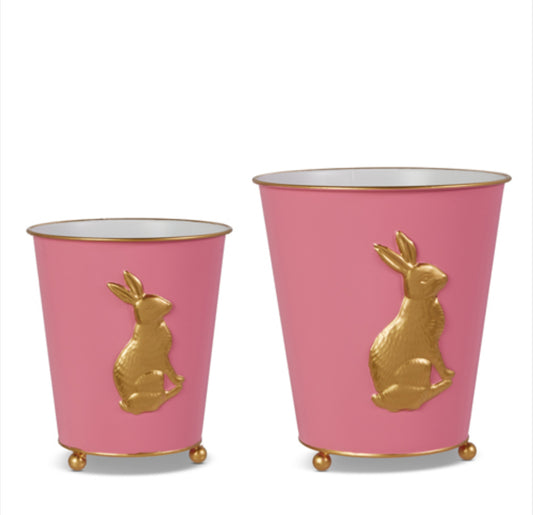 Pink Bunny Cachepots (2 Sizes)