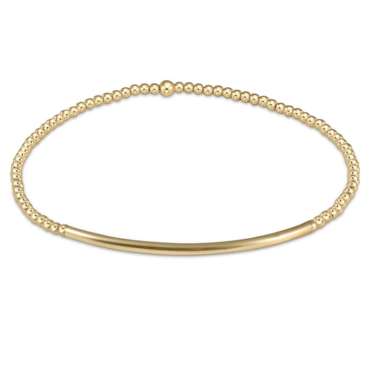 Bliss Bar Gold 2mm Bracelet