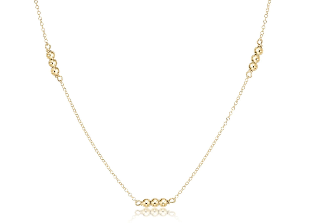 15" CHOKER JOY SIMPLICITY CHAIN GOLD - GOLD 3MM