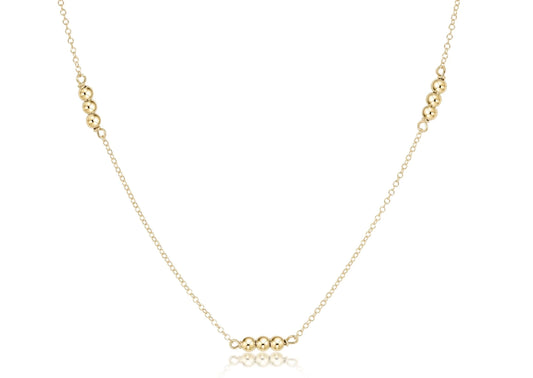 15" CHOKER JOY SIMPLICITY CHAIN GOLD - GOLD 3MM