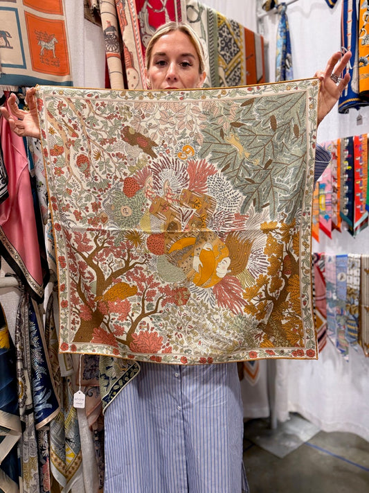 Orange Lady Moon Scarf