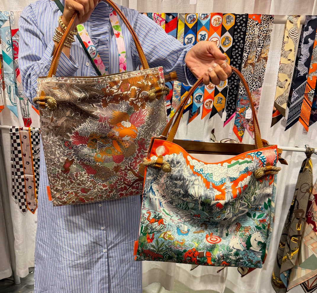 Camel Orange Lady Moon Bag