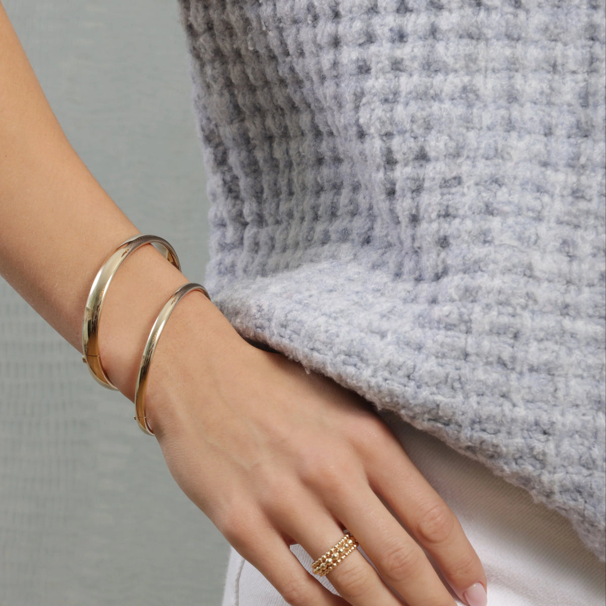 Enewton Cherish Gold Bangle Bracelet Small
