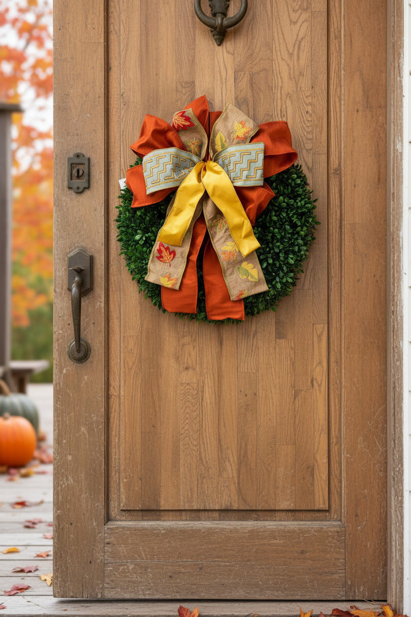 Handmade Fall Bow