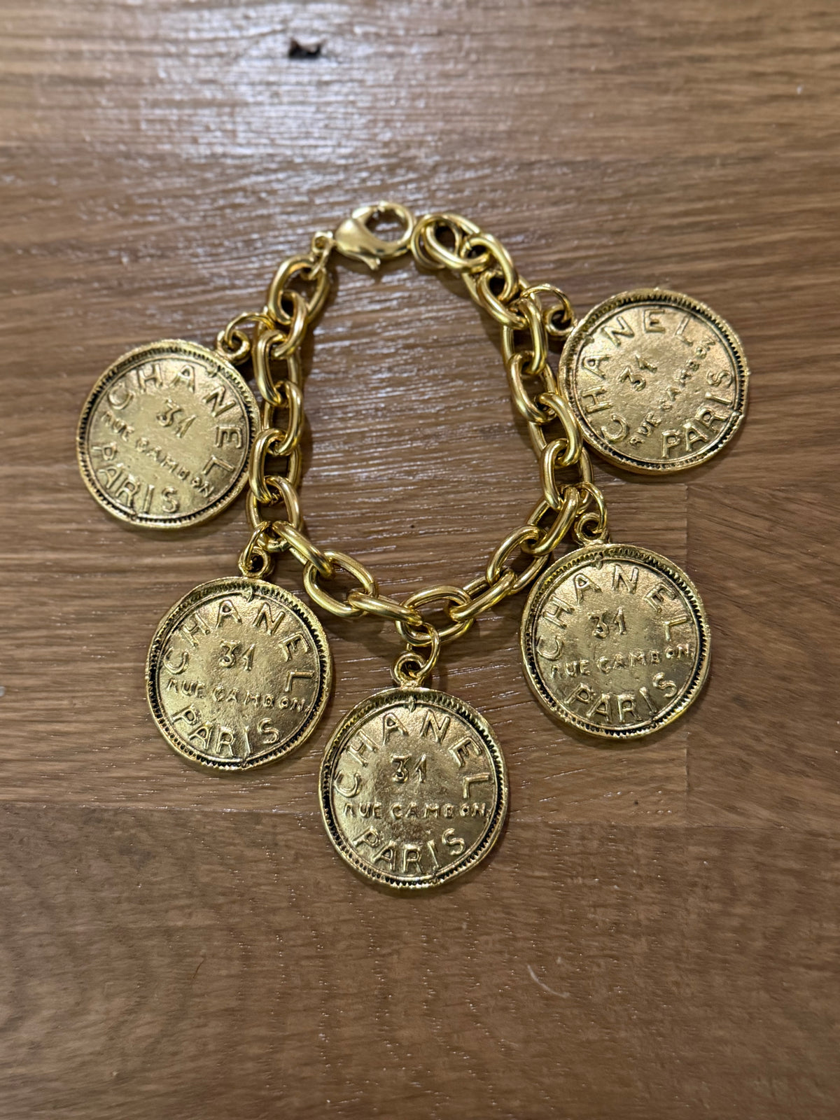 5 Coin Chanel Bracelet