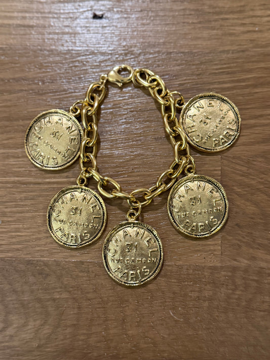 5 Coin Chanel Bracelet