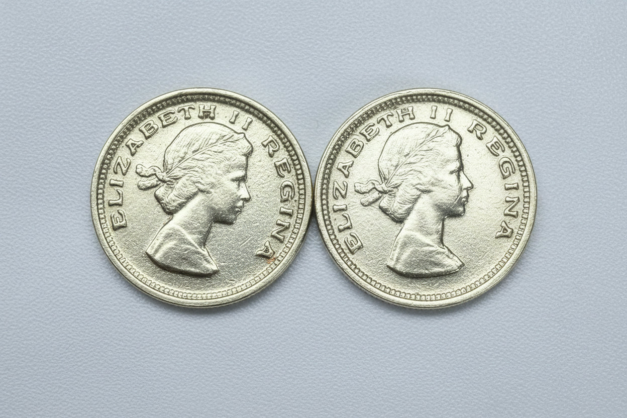 Gold Silhouette Coin Earrings(Clip on)