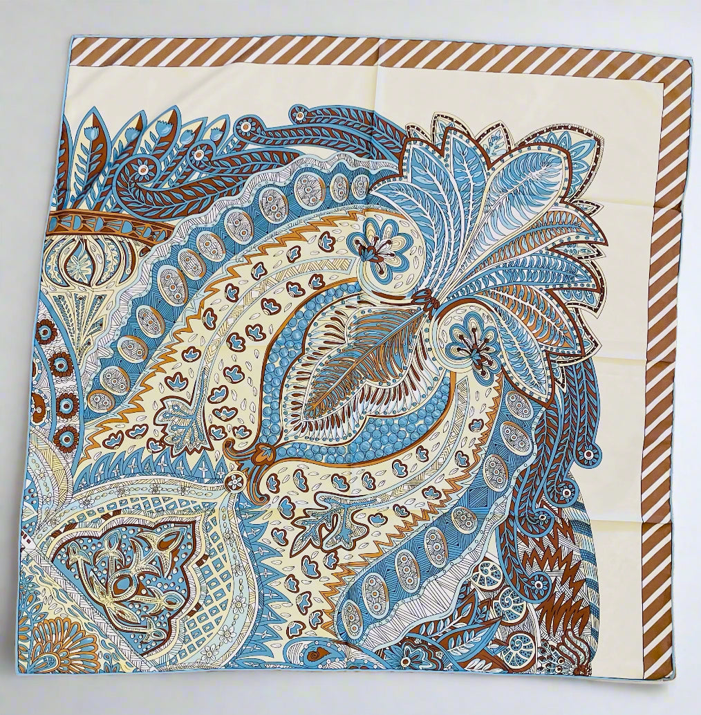 Square Silk Scarf  35"X35" (5 Colors)6