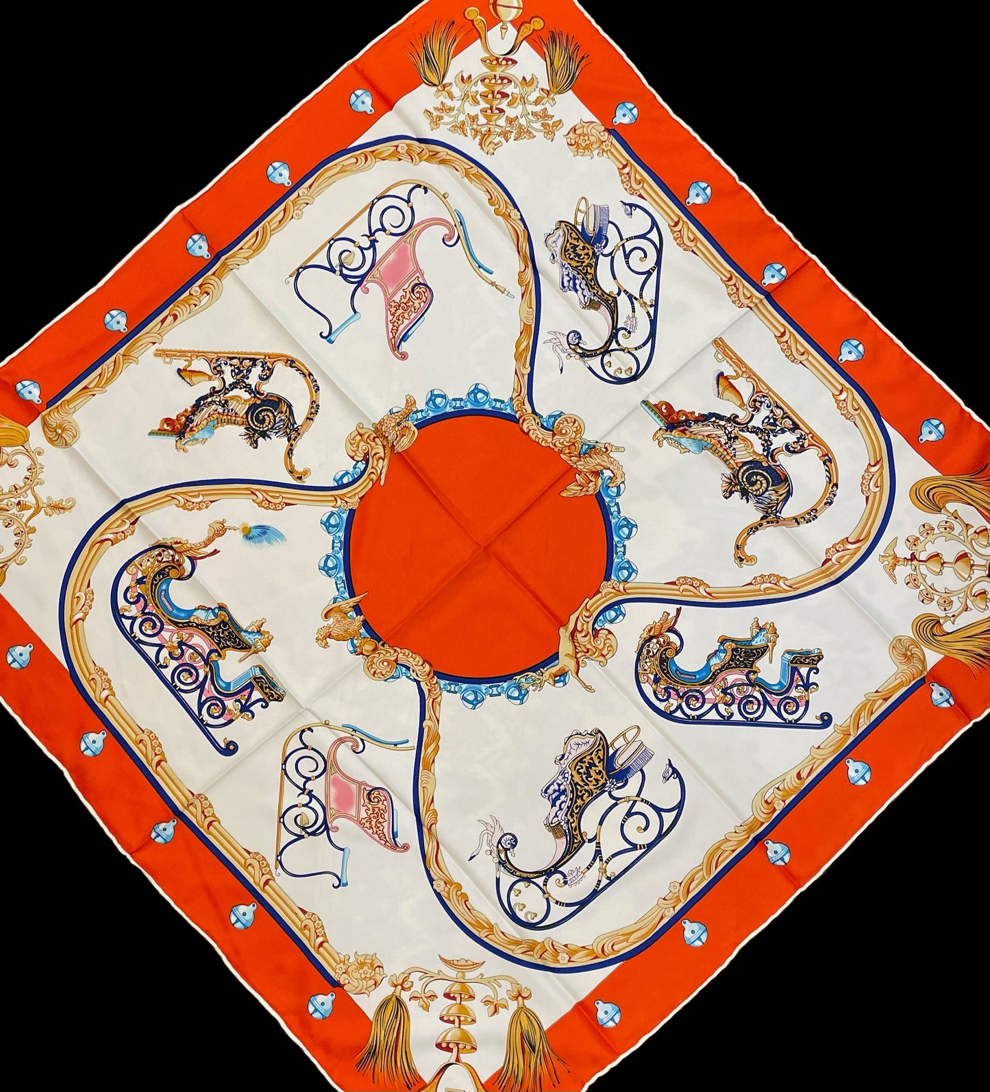 Square Silk Scarf  35"X35" (5 Colors)6