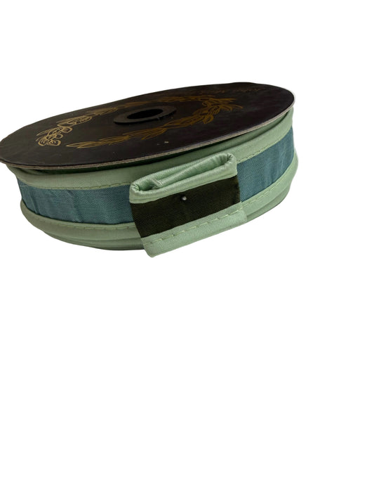 JME Taffeta DBL Piping Ribbon-Aqua/Green (2 Sizes)