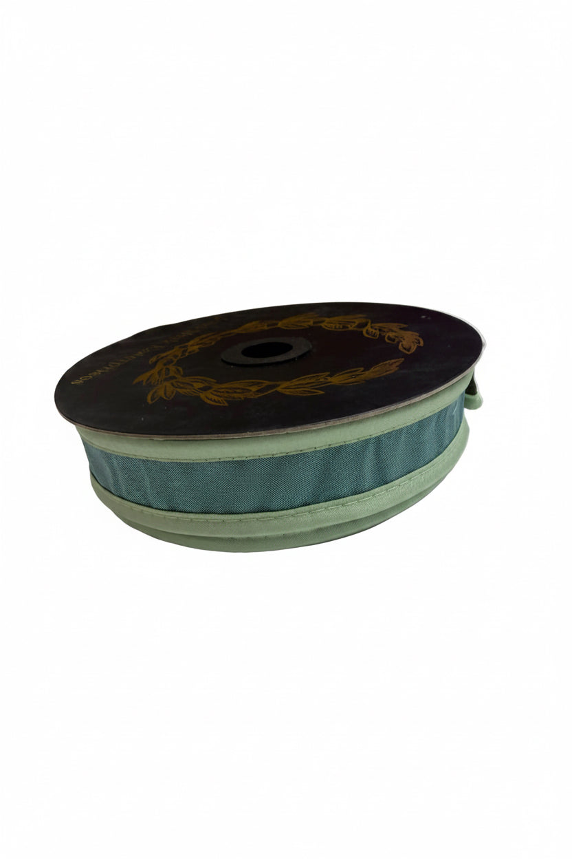 JME Taffeta DBL Piping Ribbon-Aqua/Green (2 Sizes)