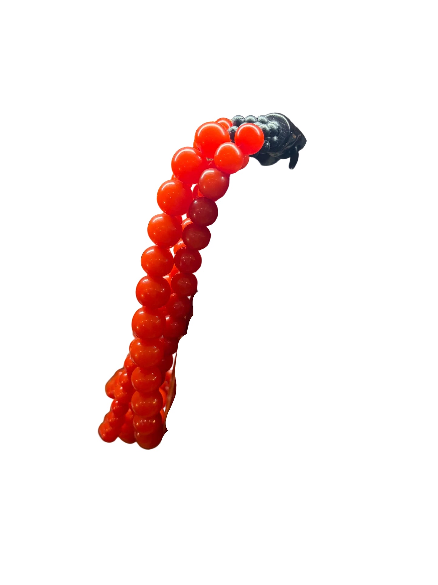 Horn Clasp Multi-Strand Beaded Necklace(2 Colors)