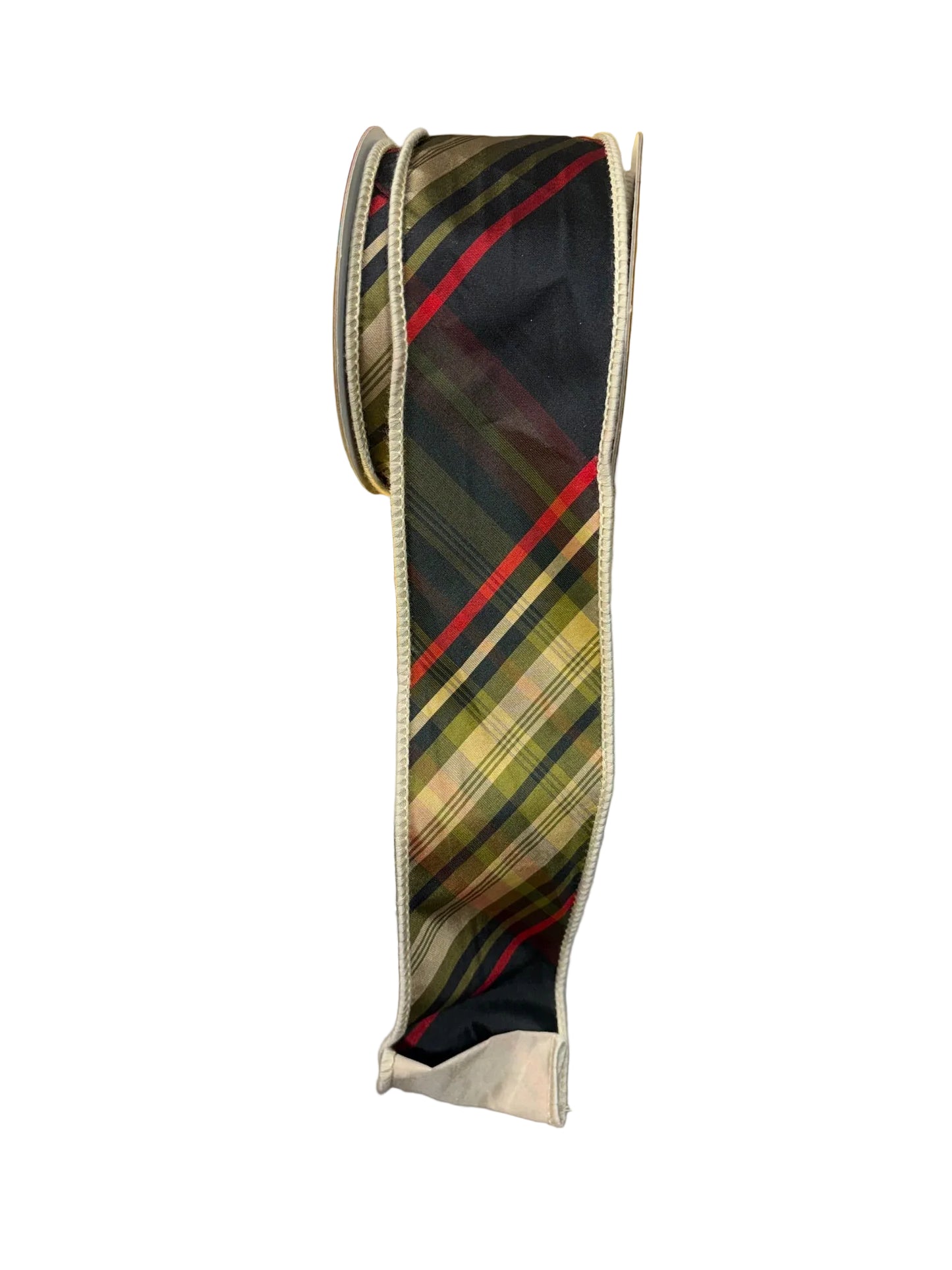JME Huntington Plaid Tafetta Ribbon 2.5