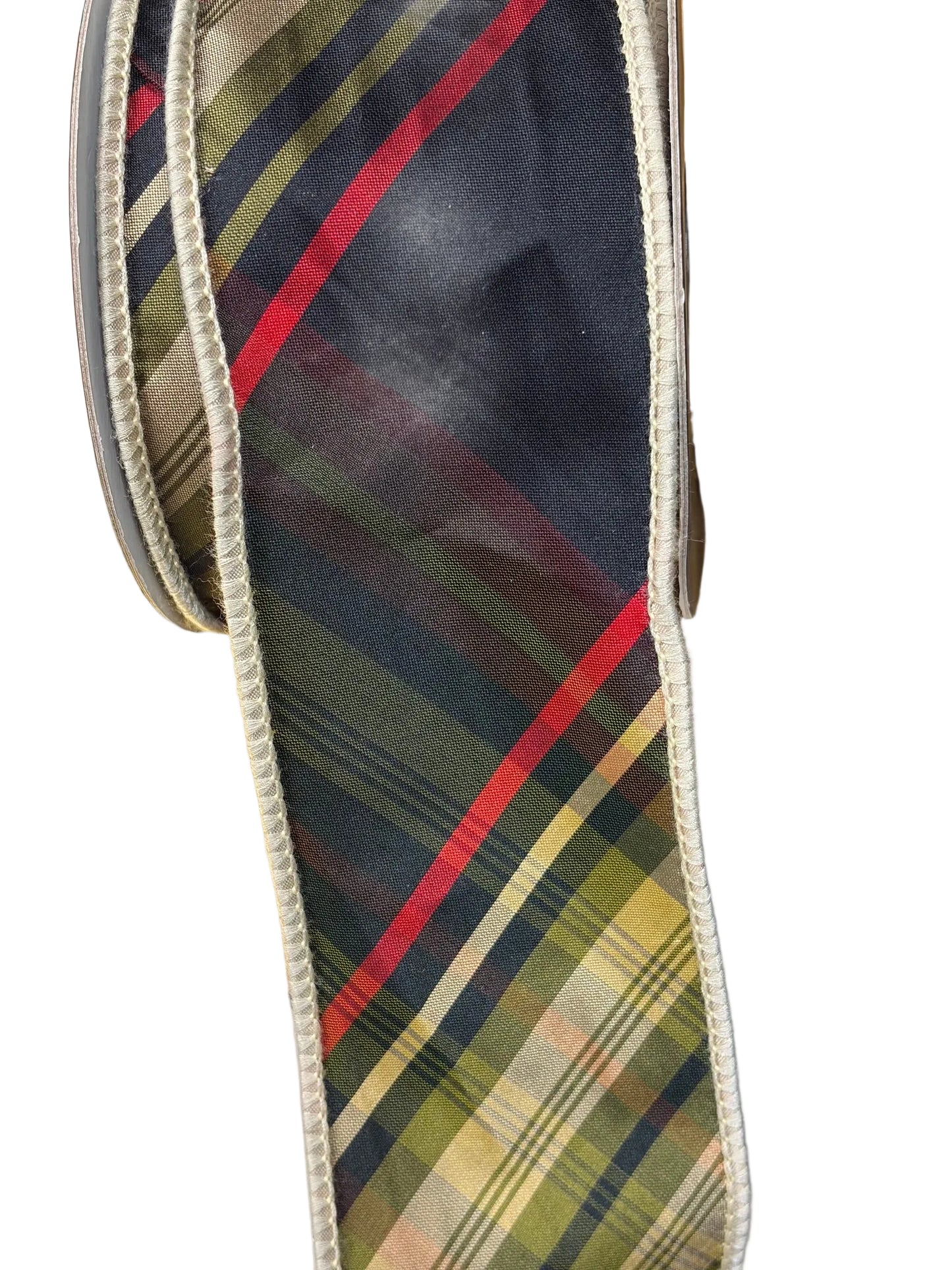JME Huntington Plaid Tafetta Ribbon 2.5