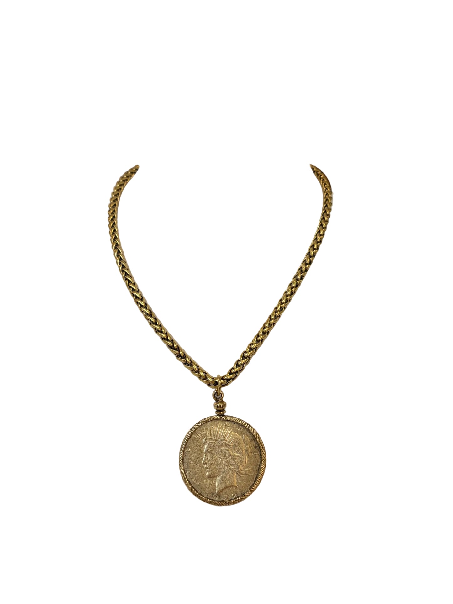 Goddess Gold Coin Necklace