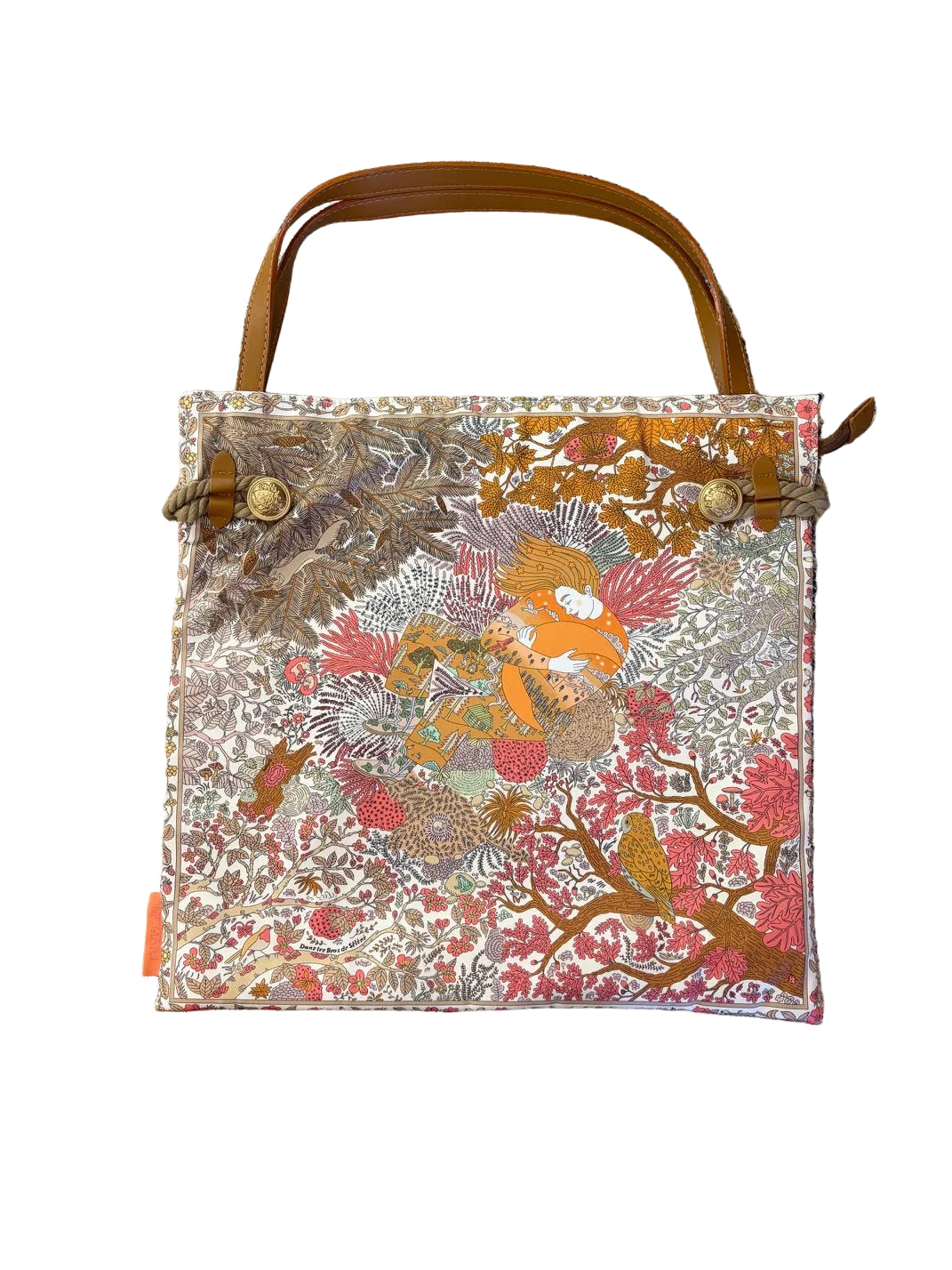 Camel Orange Lady Moon Bag