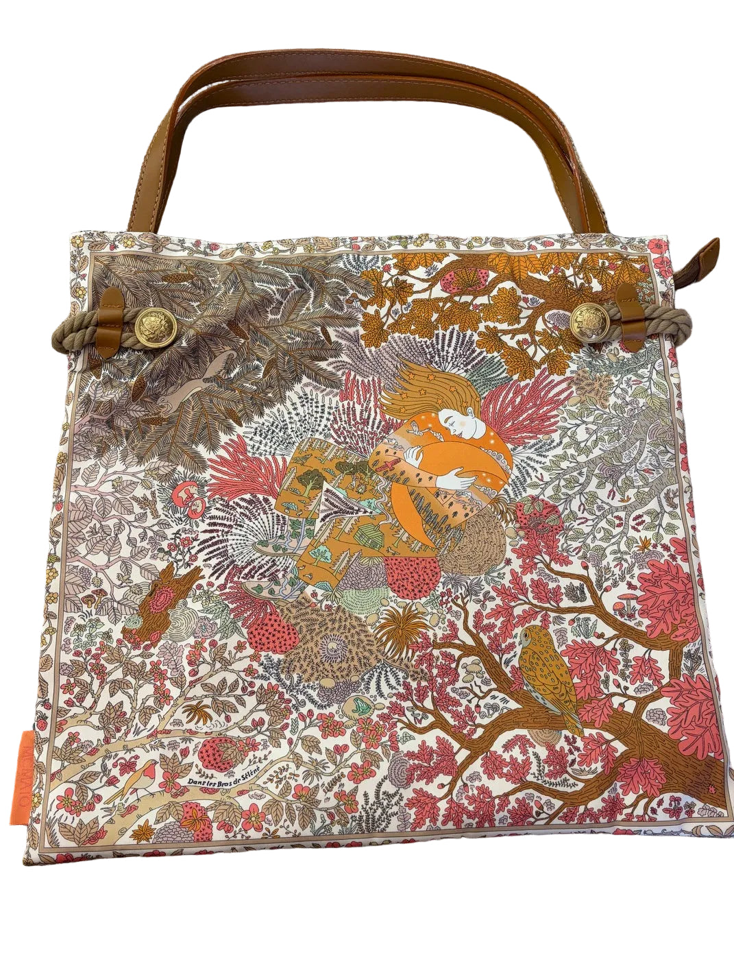 Camel Orange Lady Moon Bag