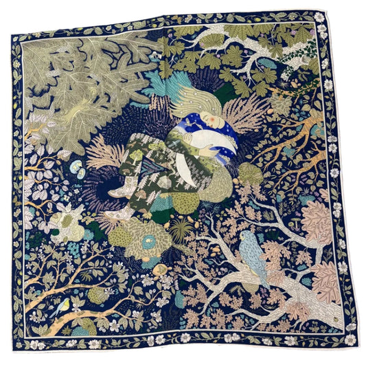 Blue Lady Moon Scarf 2 Sizes